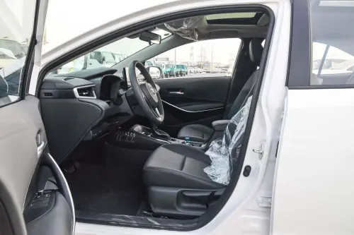 2025 Toyota Corolla 1.8 Hybrid White Exterior Black Interior
