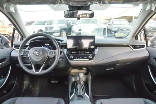 2025 Toyota Corolla 1.8 Hybrid White Exterior Black Interior