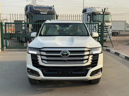 Toyota Land Cruiser 300 GXR 2026 Model Year 3.5L hybrid White Color Exterior