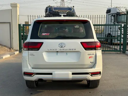 Toyota Land Cruiser 300 GXR 2026 Model Year 3.5L hybrid White Color Exterior