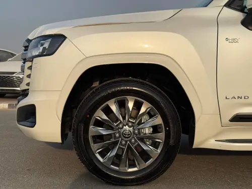 Toyota Land Cruiser 300 GXR 2026 Model Year 3.5L hybrid White Color Exterior