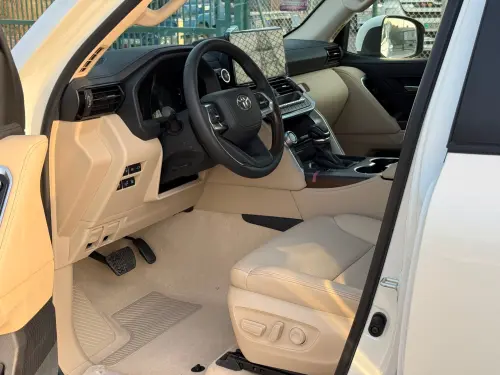 Toyota Land Cruiser 300 GXR 2026 Model Year 3.5L hybrid White Color Exterior