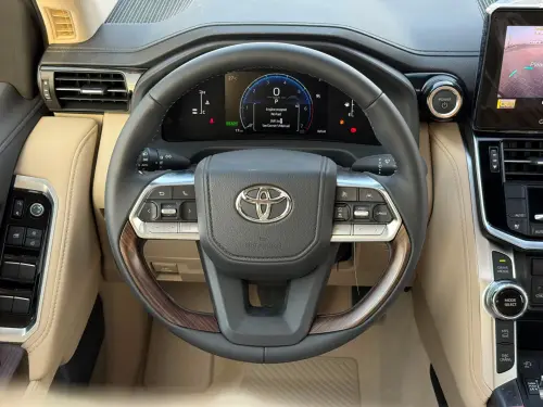 Toyota Land Cruiser 300 GXR 2026 Model Year 3.5L hybrid White Color Exterior