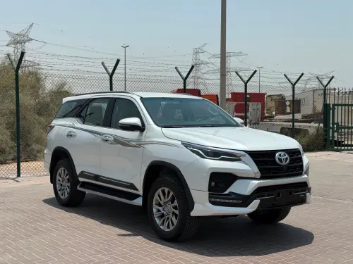 Toyota Fortuner Full Option 4.0L Petrol 2025 Model Year White Color Exterior
