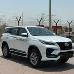 Toyota Fortuner Full Option 4.0L Petrol 2025 Model Year White Color Exterior - Thumbnail 1