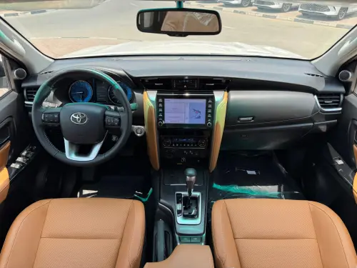 Toyota Fortuner Full Option 4.0L Petrol 2025 Model Year White Color Exterior