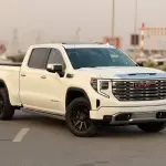 GMC Sierra Denali 5.3L Petrol 2022 Model Year White Color Exterior  - Thumbnail 3