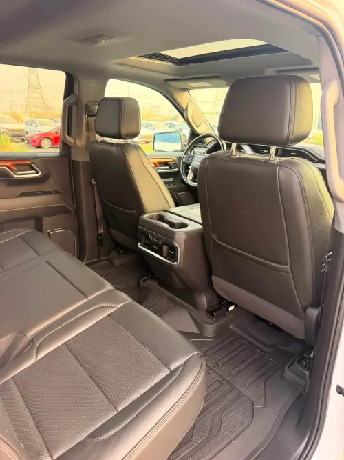 GMC Sierra Denali 5.3L Petrol 2022 Model Year White Color Exterior 