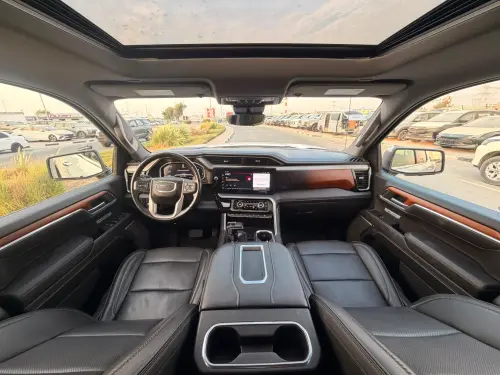 GMC Sierra Denali 5.3L Petrol 2022 Model Year White Color Exterior 