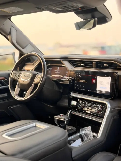 GMC Sierra Denali 5.3L Petrol 2022 Model Year White Color Exterior 