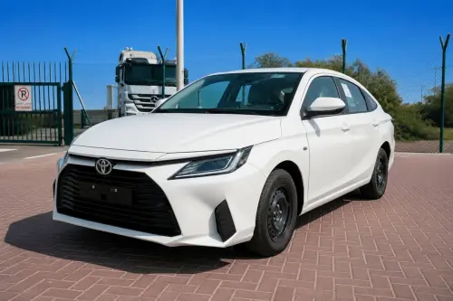 2026 Toyota Yaris G Petrol White Color Exterior