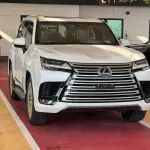Lexus LX600 Turbo Sport 2026 Model year 3.5L V6 White Color Exterior - Thumbnail 2