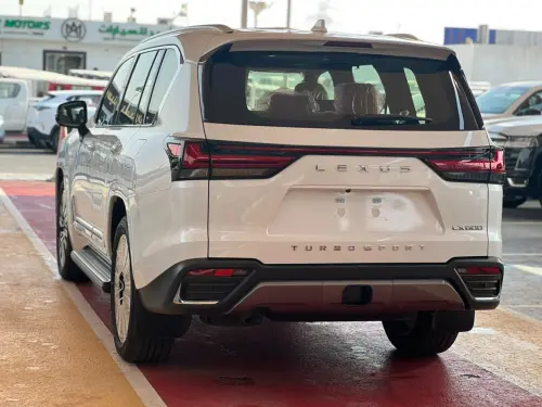 Lexus LX600 Turbo Sport 2026 Model year 3.5L V6 White Color Exterior