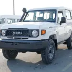 Toyota Land Cruiser LC 78 2026 Model Year 4.0 Petrol Manual - White - Thumbnail 3