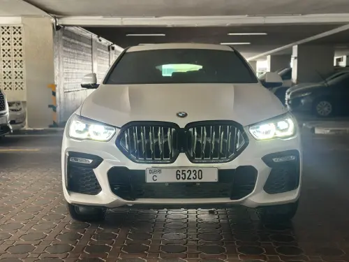 BMW X6 M Kit 2021 Model Year 3.0L Petrol White Exterior