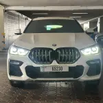 BMW X6 M Kit 2021 Model Year 3.0L Petrol White Exterior - Thumbnail 1