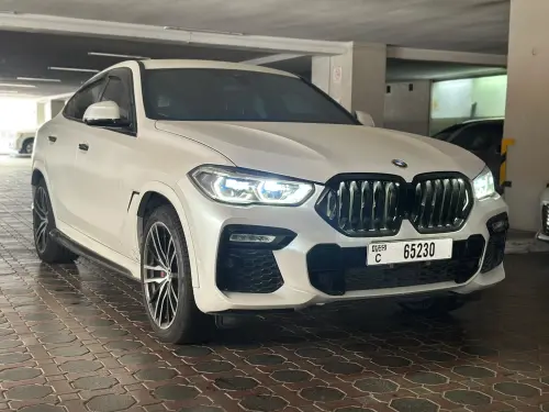 BMW X6 M Kit 2021 Model Year 3.0L Petrol White Exterior