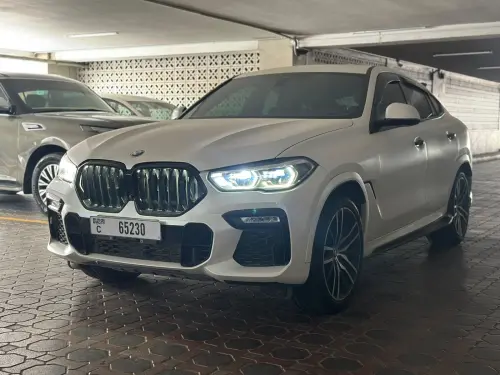 BMW X6 M Kit 2021 Model Year 3.0L Petrol White Exterior