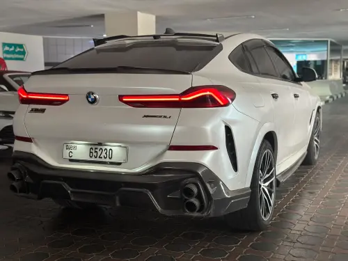 BMW X6 M Kit 2021 Model Year 3.0L Petrol White Exterior