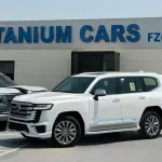 Toyota Land Cruiser LC300 VXR 3.5L TT 2026 Model Year White Exterior - Thumbnail 2