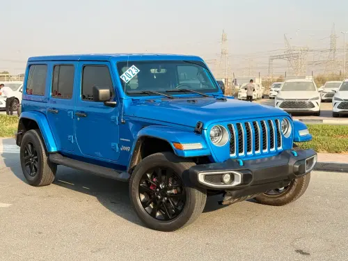 Jeep Wrangler Sahara 4xe 2023 Model Year - Blue Color Exterior