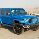 Jeep Wrangler Sahara 4xe 2023 Model Year - Blue Color Exterior - Thumbnail 1