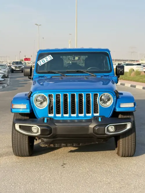 Jeep Wrangler Sahara 4xe 2023 Model Year - Blue Color Exterior