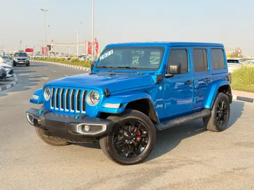 Jeep Wrangler Sahara 4xe 2023 Model Year - Blue Color Exterior
