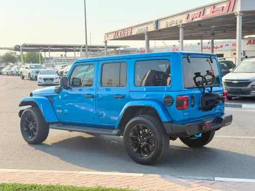 Jeep Wrangler Sahara 4xe 2023 Model Year - Blue Color Exterior