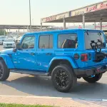 Jeep Wrangler Sahara 4xe 2023 Model Year - Blue Color Exterior - Thumbnail 4