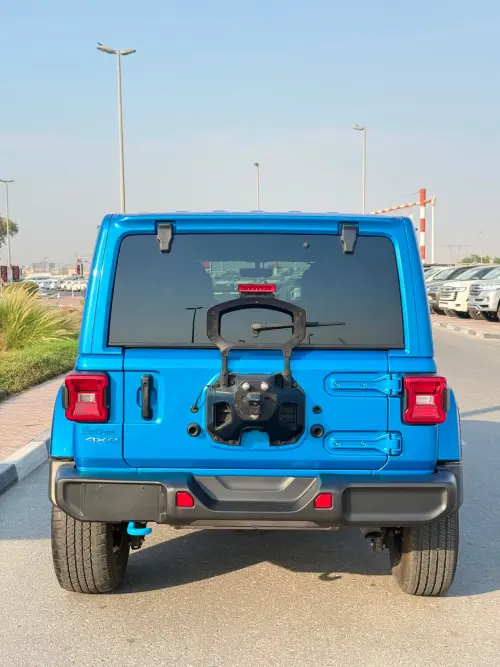 Jeep Wrangler Sahara 4xe 2023 Model Year - Blue Color Exterior