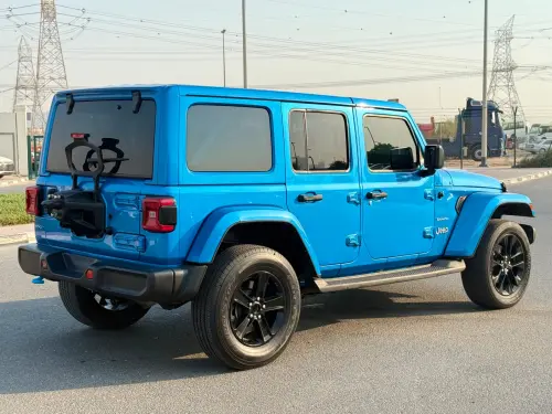 Jeep Wrangler Sahara 4xe 2023 Model Year - Blue Color Exterior