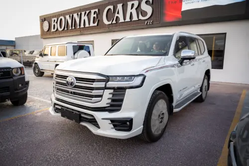 Toyota Land Cruiser LC300 GXR 2026 Model Year Petrol White Color Exterior