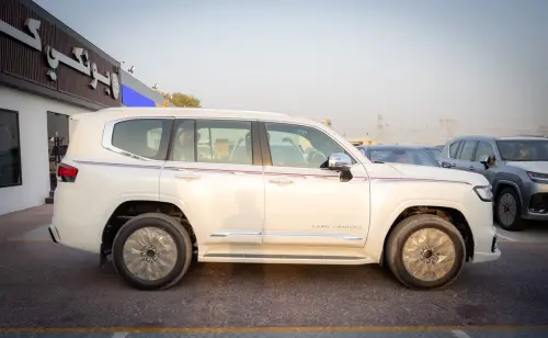 Toyota Land Cruiser LC300 GXR 2026 Model Year Petrol White Color Exterior