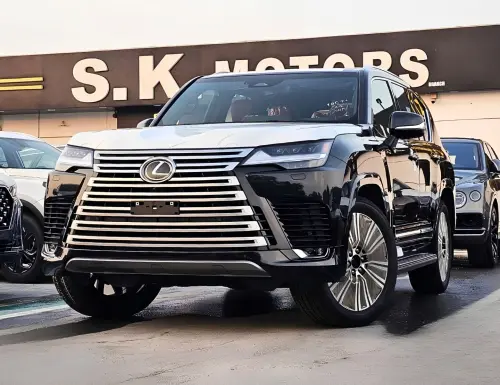 New Lexus LX600 Turbo Sport 2026 Model Year Black Exterior Red Interior