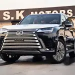 New Lexus LX600 Turbo Sport 2026 Model Year Black Exterior Red Interior - Thumbnail 1