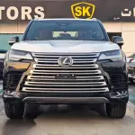 New Lexus LX600 Turbo Sport 2026 Model Year Black Exterior Red Interior - Thumbnail 3
