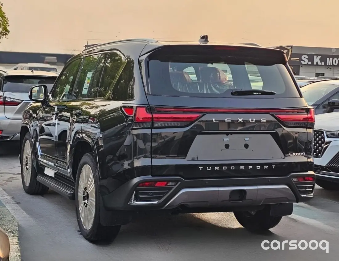 New Lexus LX600 Turbo Sport 2026 Model Year Black Exterior Red Interior - Photo 4