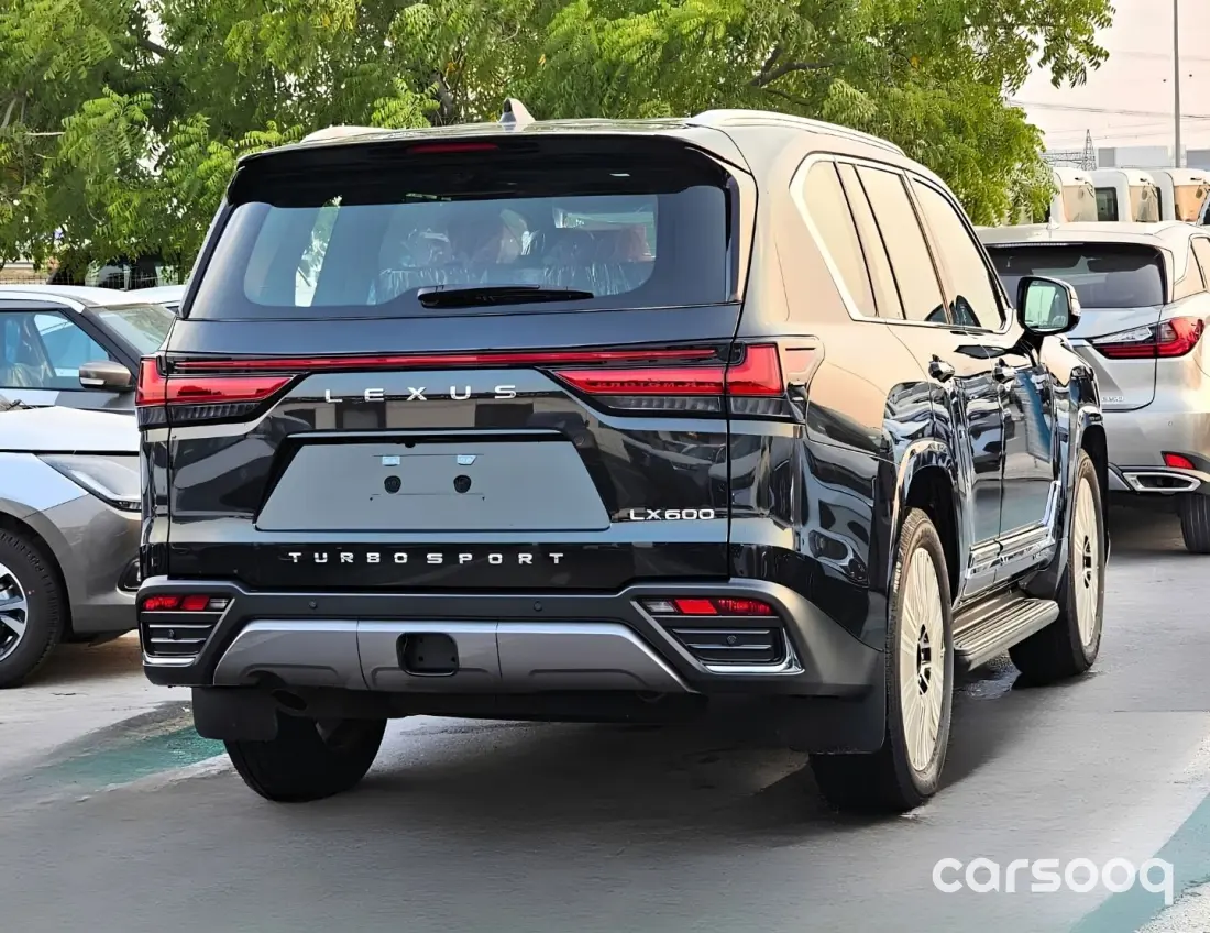 New Lexus LX600 Turbo Sport 2026 Model Year Black Exterior Red Interior - Photo 5