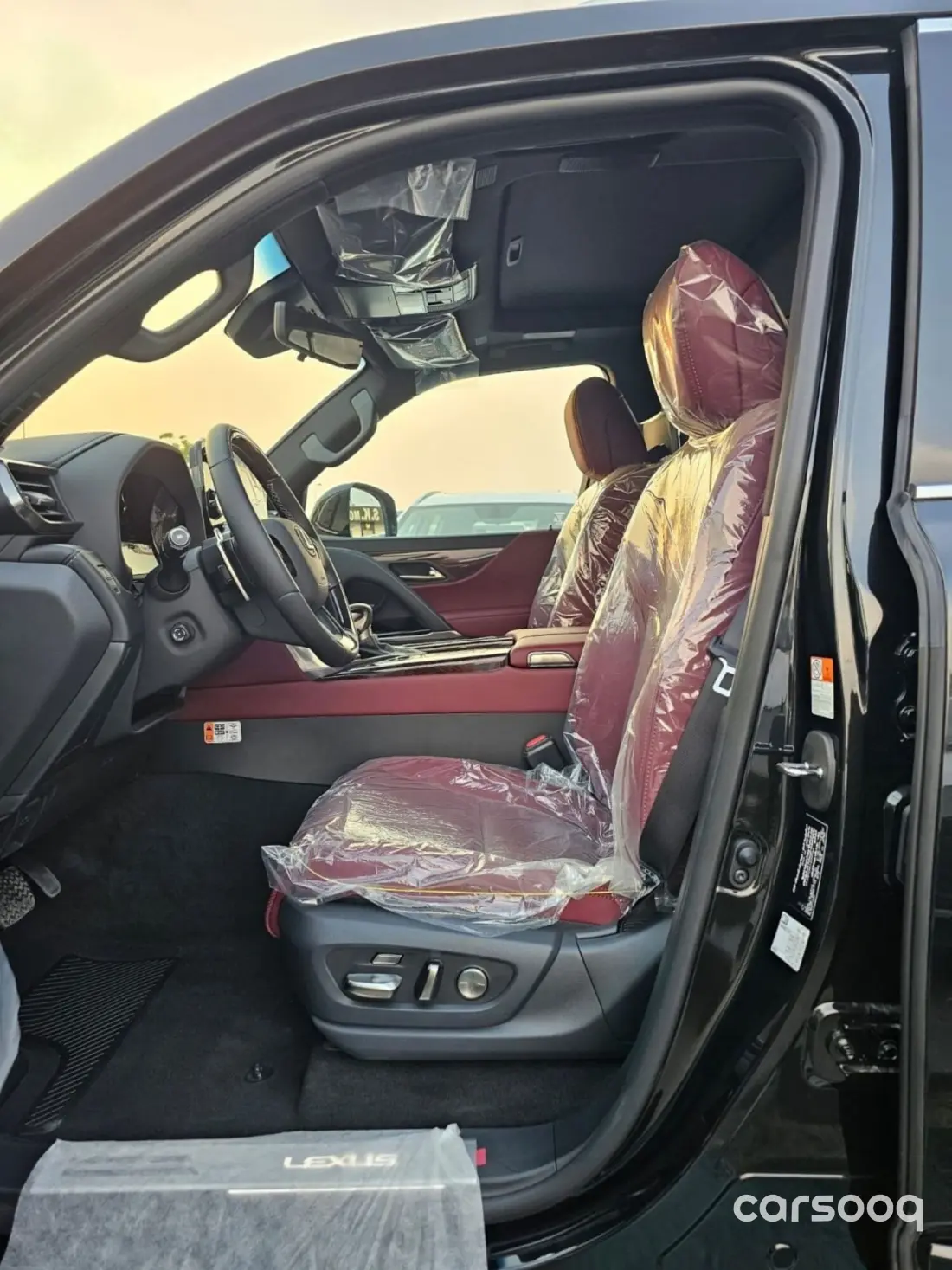New Lexus LX600 Turbo Sport 2026 Model Year Black Exterior Red Interior - Photo 11