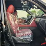 New Lexus LX600 Turbo Sport 2026 Model Year Black Exterior Red Interior - Thumbnail 12