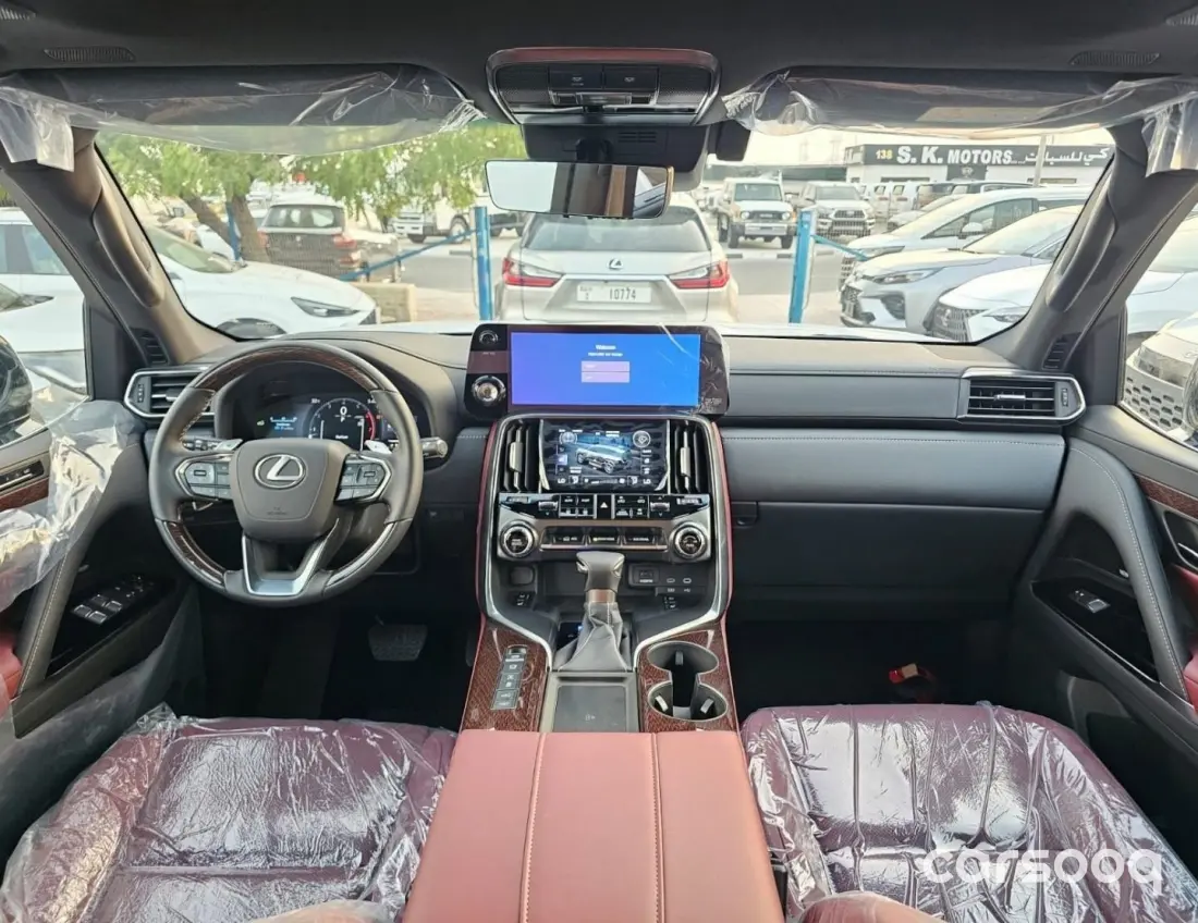 New Lexus LX600 Turbo Sport 2026 Model Year Black Exterior Red Interior - Photo 16