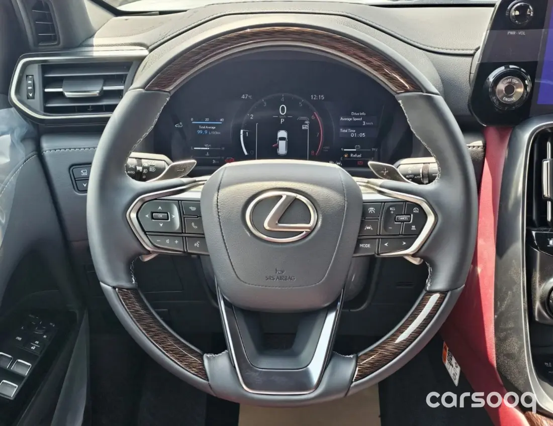 New Lexus LX600 Turbo Sport 2026 Model Year Black Exterior Red Interior - Photo 17