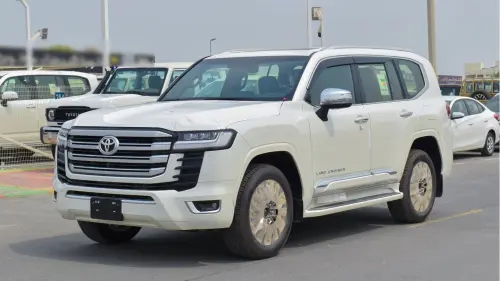 Toyota Land Cruiser VXR 3.5L Petrol 2026 Model Year White Color Exterior