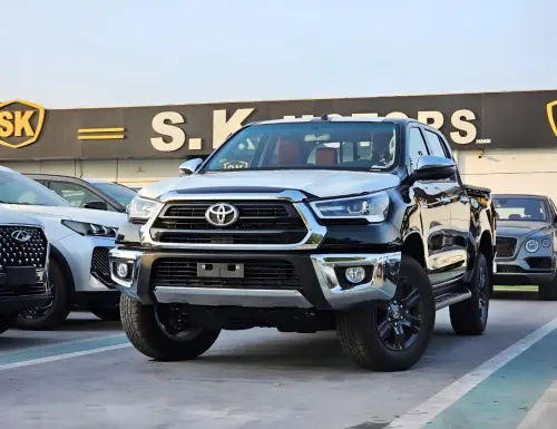 Toyota Hilux SR5 2026 Model year 2.7L Manual GCC Black Exterior Red Interior