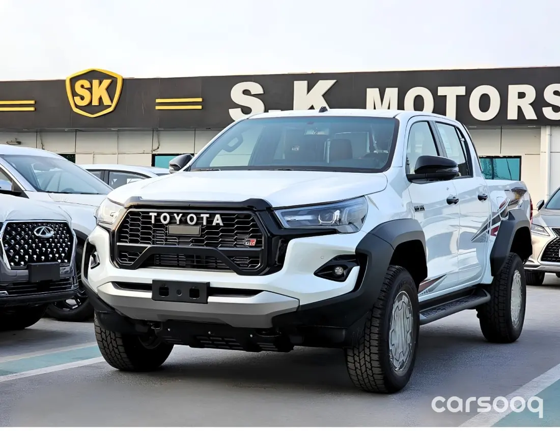 Toyota Hilux GR Sport 2.8L Automatic 2026 GCC White Exterior Black Interior - Photo 1
