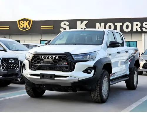 Toyota Hilux GR Sport 2.8L Automatic 2026 GCC White Exterior Black Interior