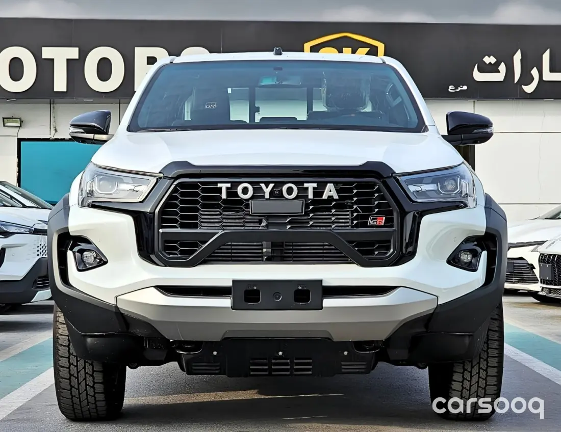 Toyota Hilux GR Sport 2.8L Automatic 2026 GCC White Exterior Black Interior - Photo 3