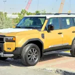Toyota Prado Adventure 2025 Yellow Exterior Brown Interior - Thumbnail 3