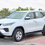 Toyota Fortuner 2.4L Turbo Diesel 2025 White Exterior Brown Interior - Thumbnail 3